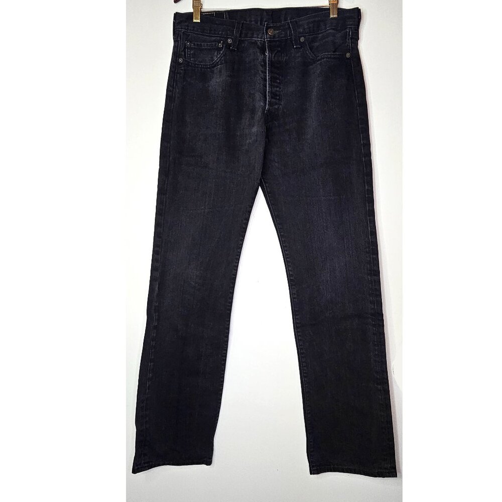 Levi’s 501 Original Fit Straight Leg Jeans 33x32 W33 L32 Nickel Black